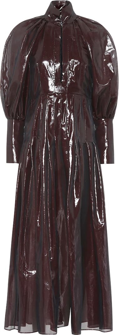 Ellery Contained metallic maxi dress