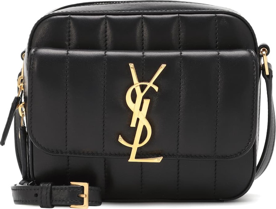 Saint Laurent Mini Vicky leather shoulder bag