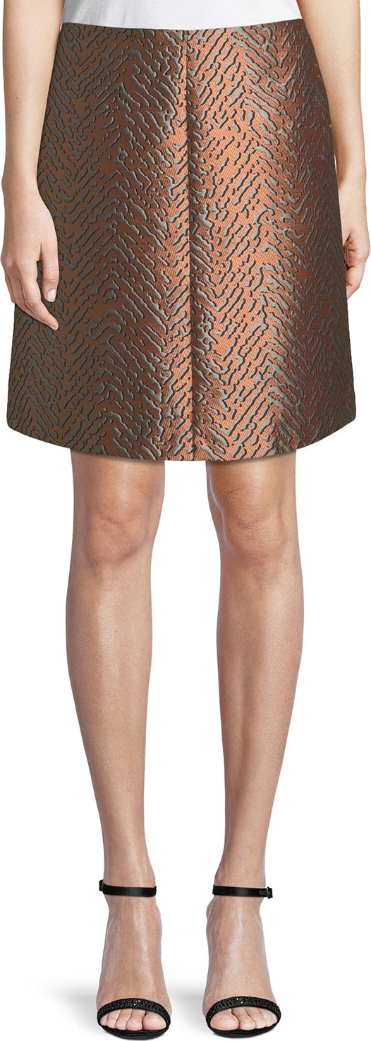 Emporio Armani A-Line Jacquard Skirt