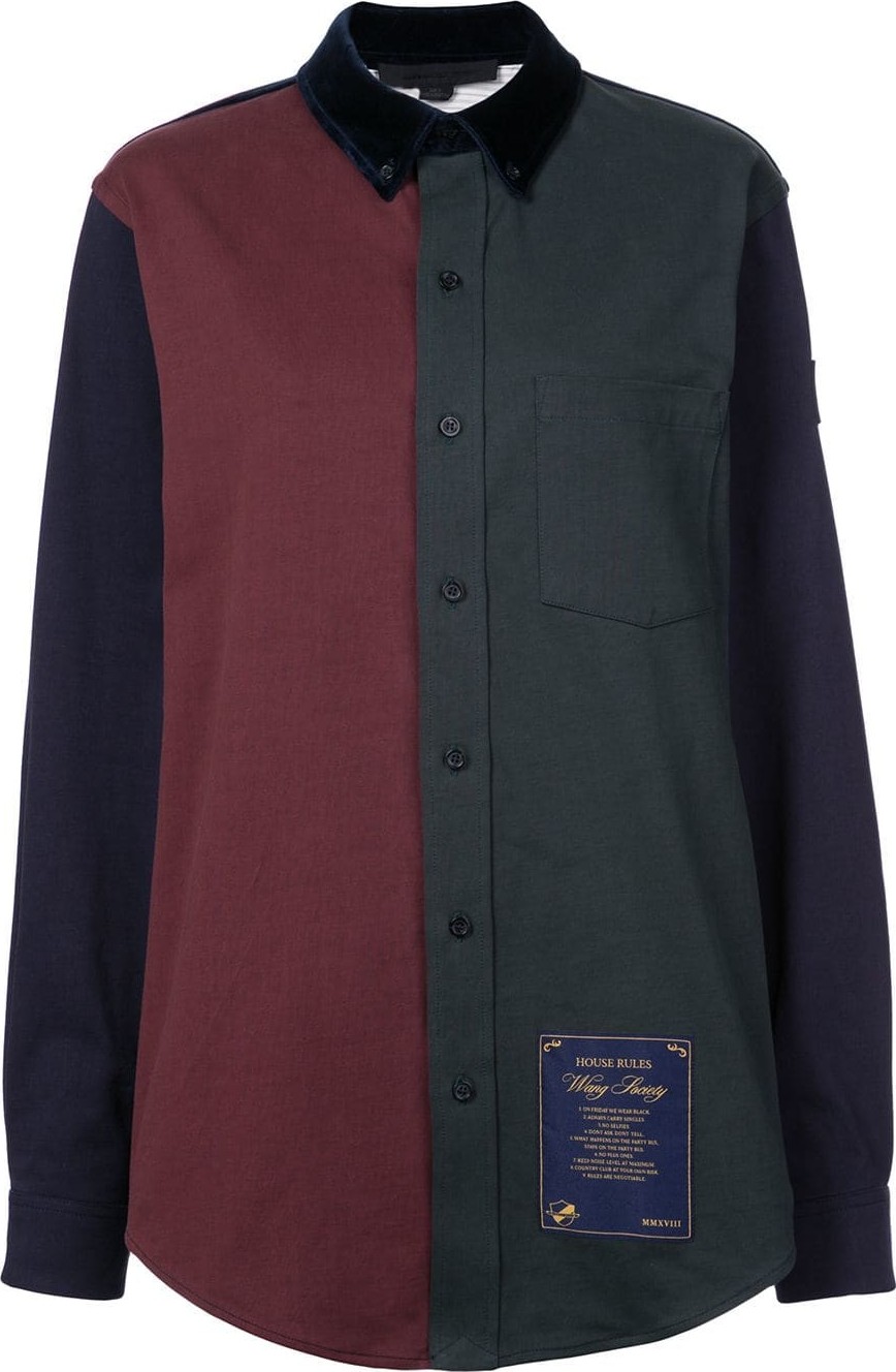 Alexander Wang colour block shirt