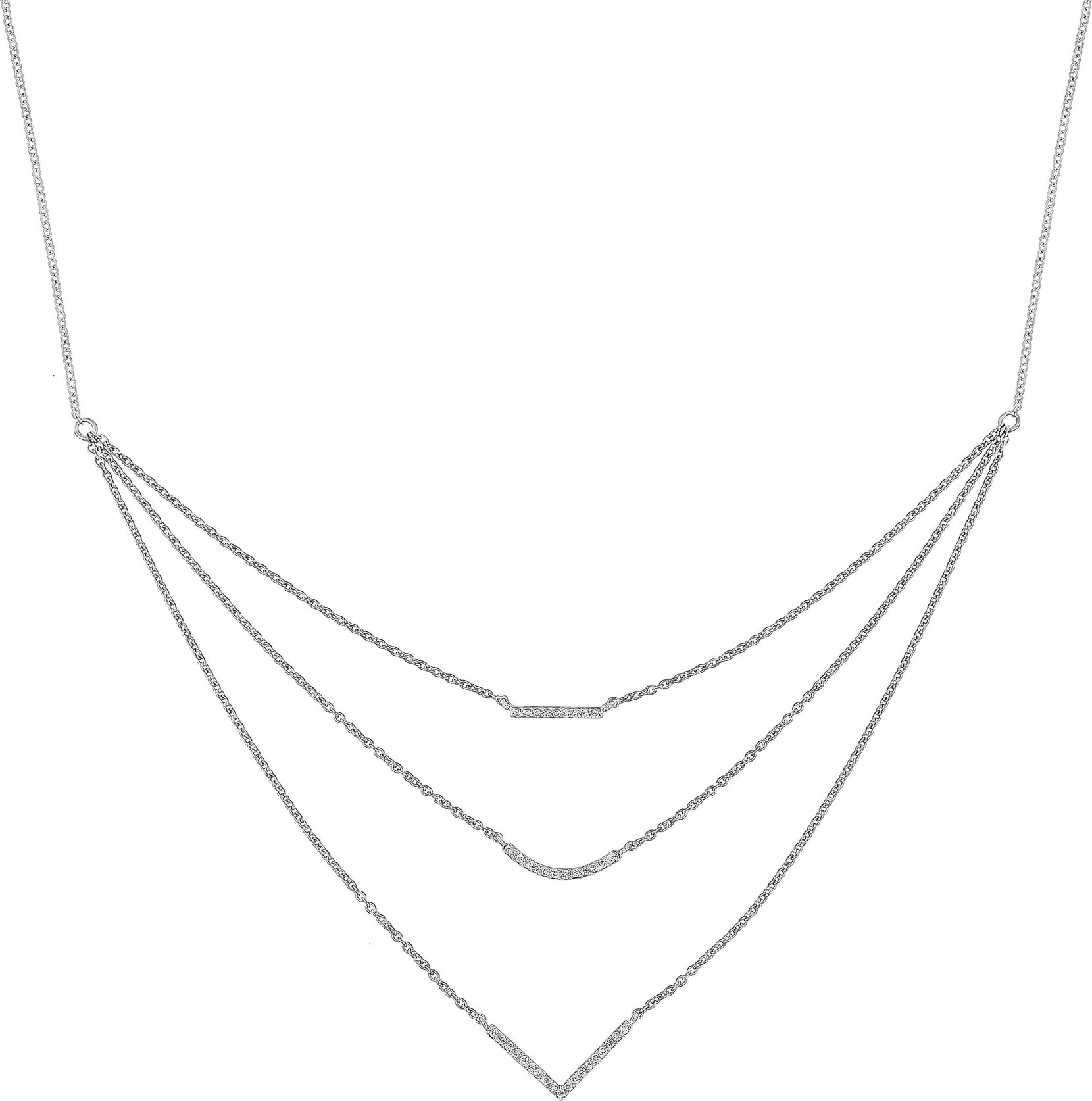 Bony Levy Multistrand Diamond Pendant Necklace