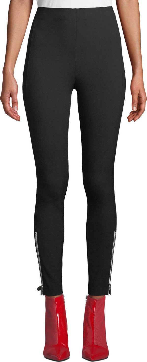 Rag & Bone Simone Skinny High-Rise Pants with Zipper Details