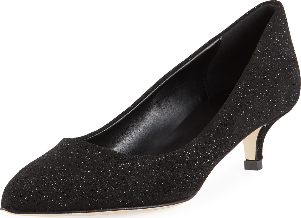 Sesto Meucci Beals Cushioned Kitten-Heel Pumps