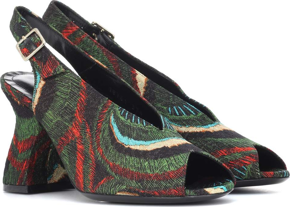 Dries Van Noten Brocade sandals