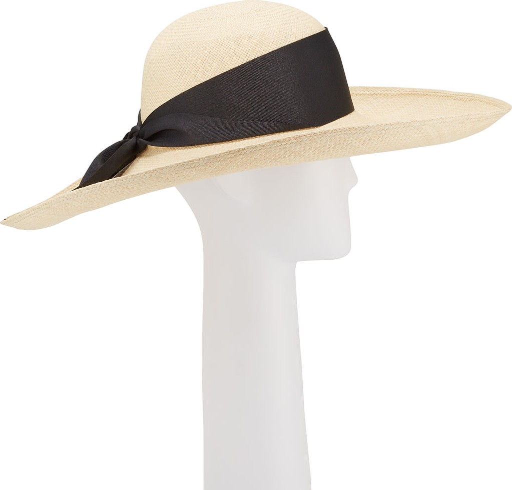 Sensi Studio Lady Ibiza Straw Hat w/ Bow Hat Band