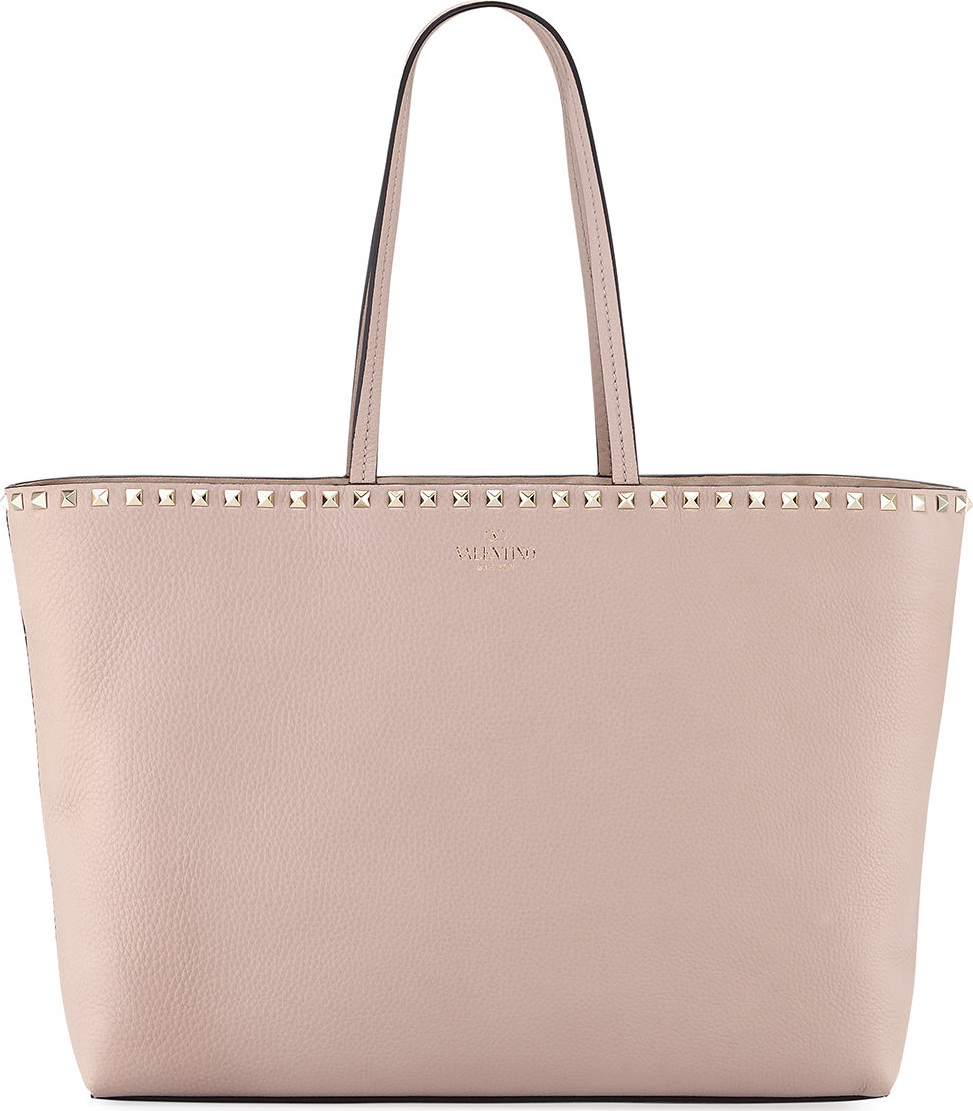 Valentino Rockstud Vitello Tote Bag