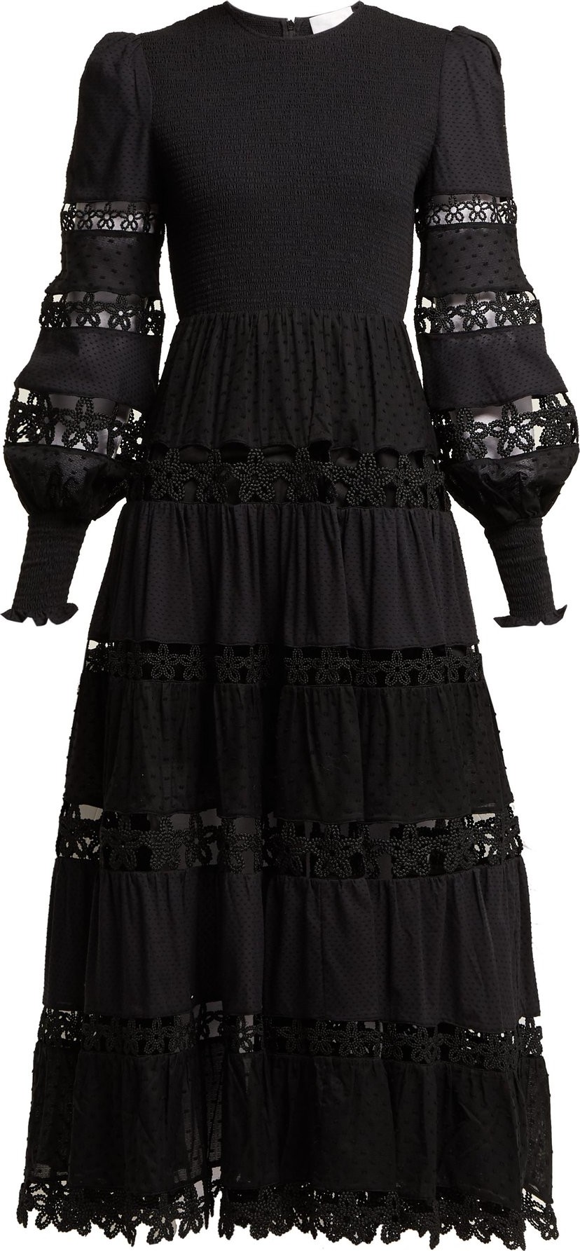 Zimmermann Primrose lace-insert cotton dress