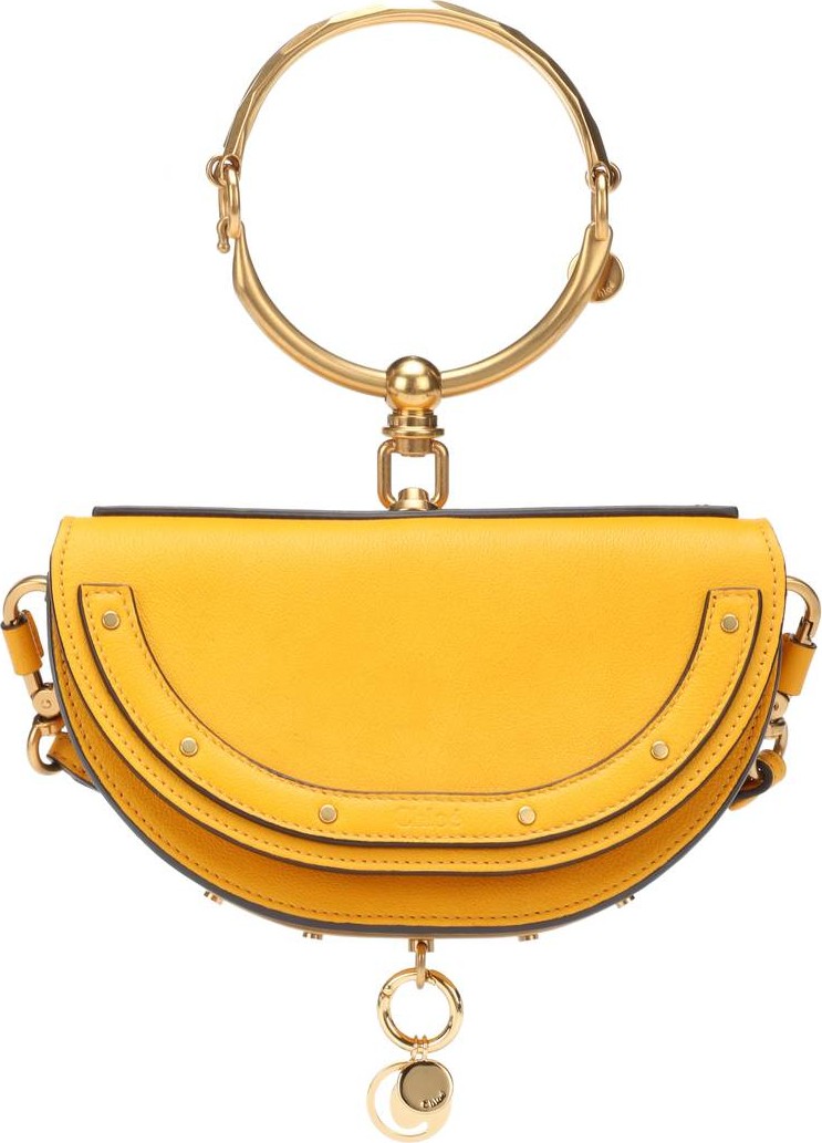 Chloe Nile Minaudière leather crossbody bag