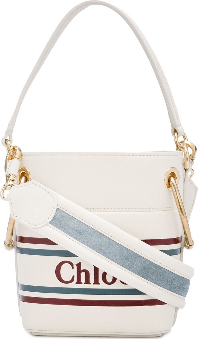 Chloe White Roy bucket bag
