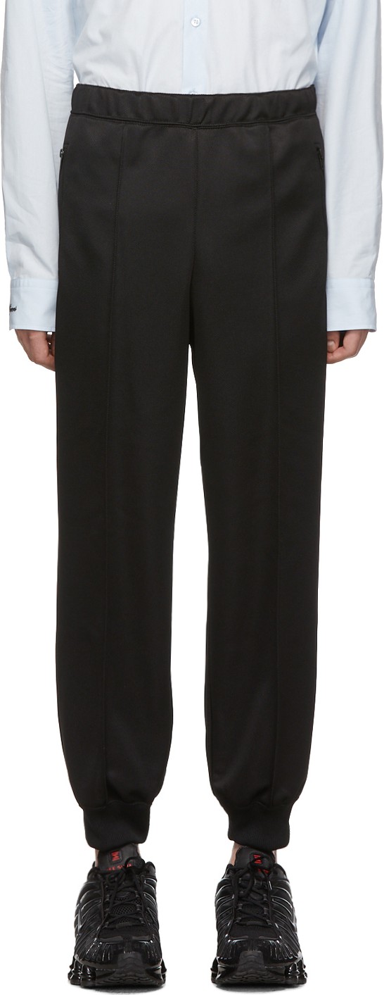 Comme Des Garçons Homme Plus Black Jersey Track Pants