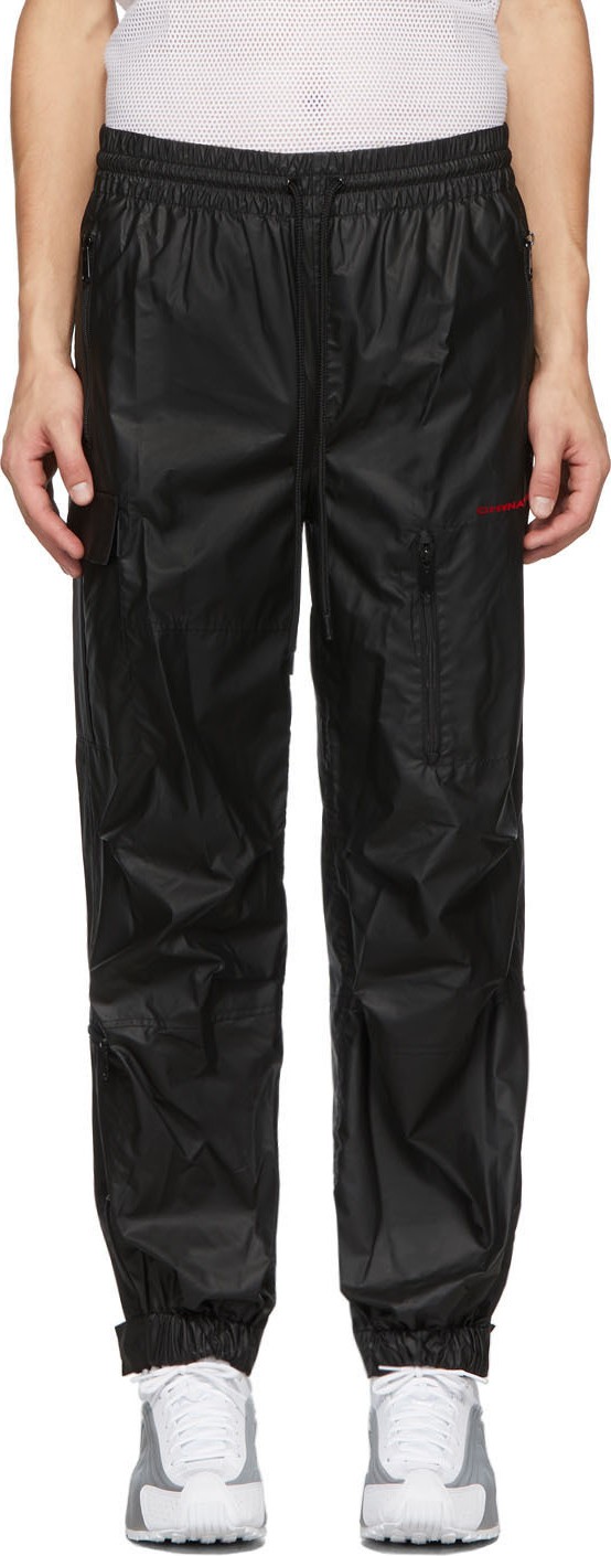 Alexander Wang Black Pleather Chynatown Lounge Pants