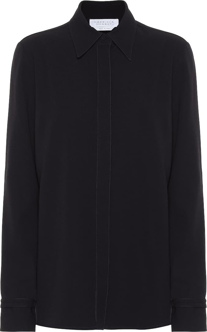 Gabriela Hearst Cruz wool and silk shirt