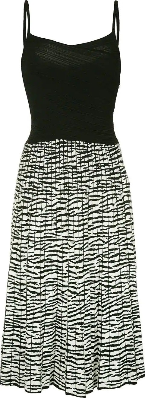 Proenza Schouler Tiger Jacquard Cami Knit Dress