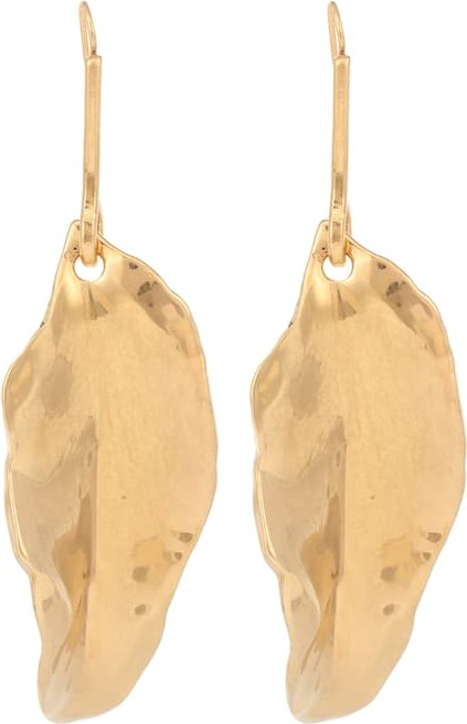 Marni Golden leaf earrings