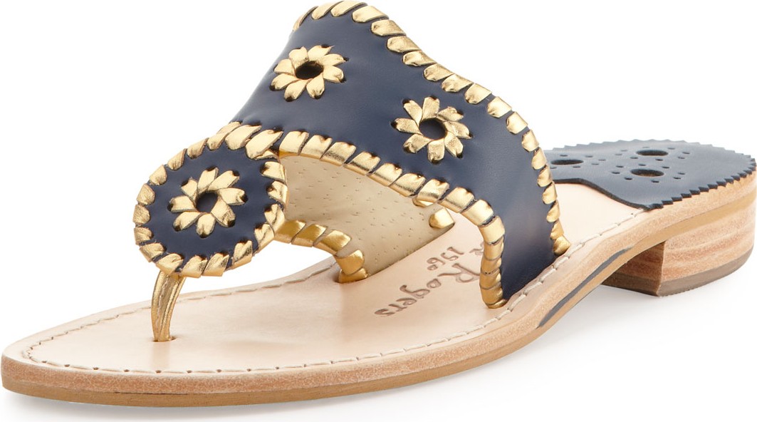 Jack Rogers Nantucket Whipstitch Thong Sandal