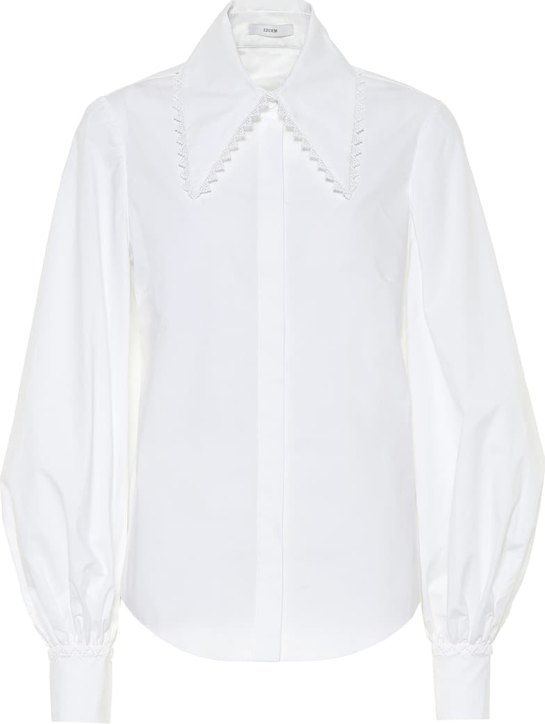 Erdem Eula cotton-poplin shirt