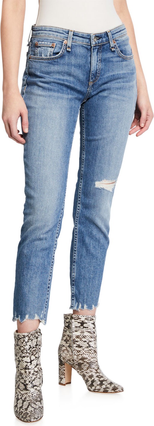 Rag & Bone Dre Low-Rise Slim Boyfriend Jeans