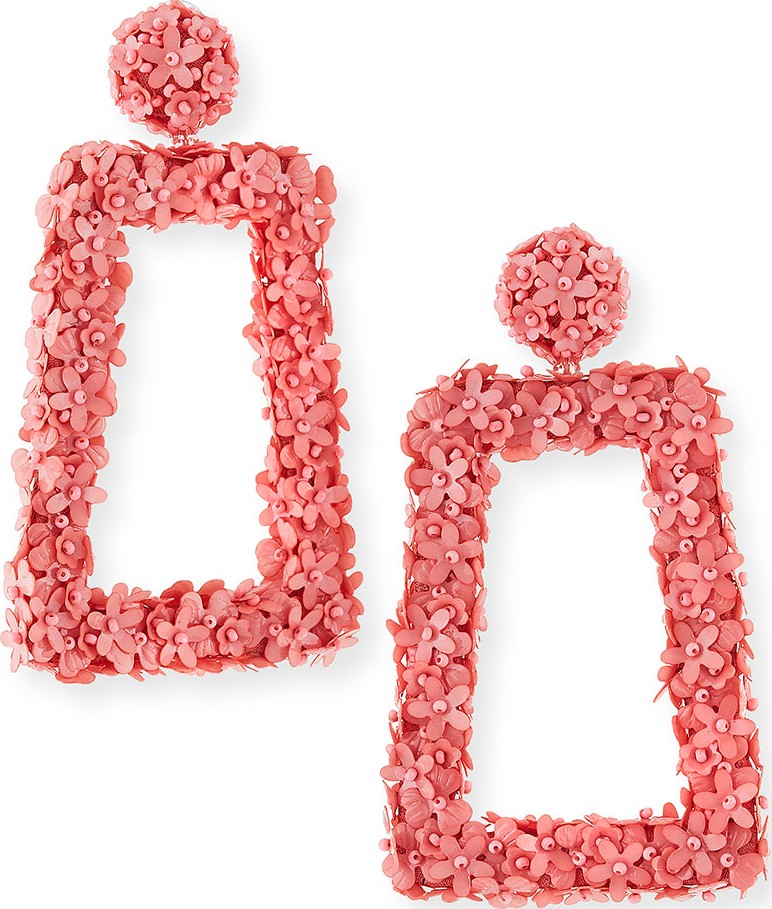 Sachin & Babi Fleur Dusk Clip-On Drop Earrings