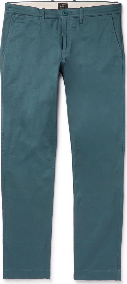 J.Crew 484 Slim-Fit Stretch-Cotton Twill Chinos