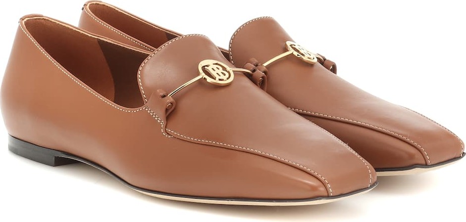 Burberry London England Monogram leather loafers