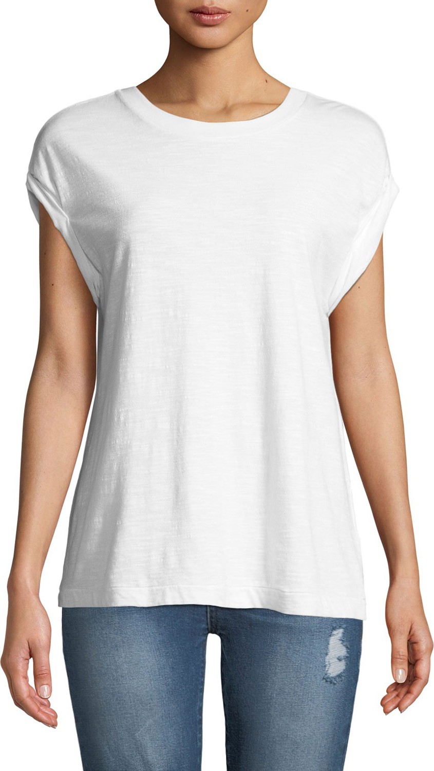 Current/Elliott The Bonn Crewneck Muscle Tee