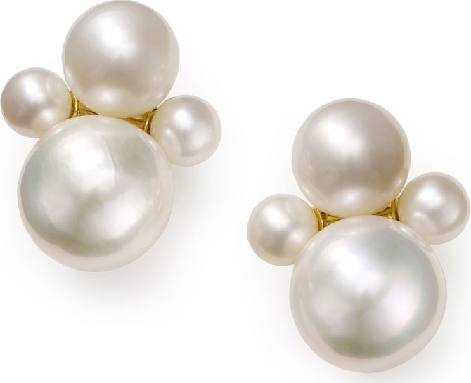 IPPOLITA Nova 18k Gold Pearl Clip-On Earrings