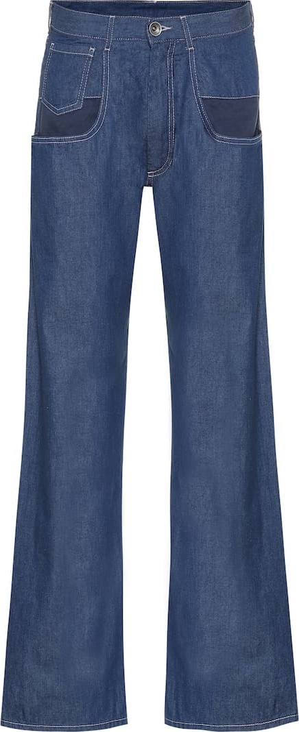 Maison Margiela Mid-rise wide-leg jeans