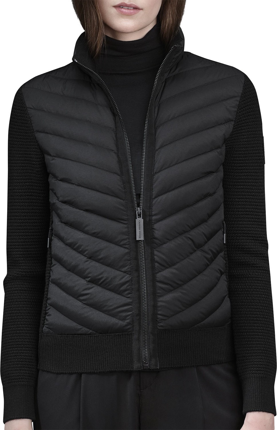 Canada Goose HyBridge Knit & Down-Filled Jacket