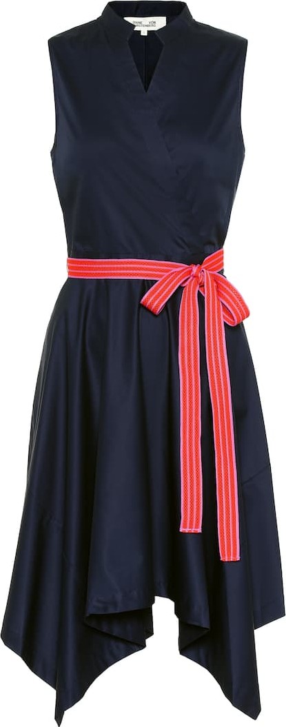 DIANE von FURSTENBERG Marlene cotton-poplin dress