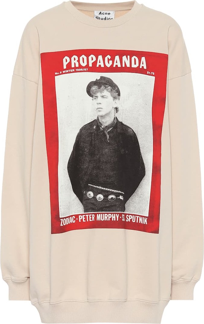 Acne Studios Printed cotton sweatshirt