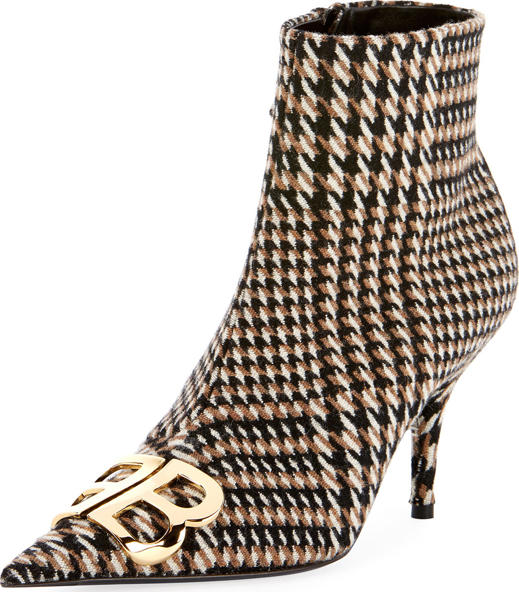 Balenciaga Prince of Wales BB Knife Bootie