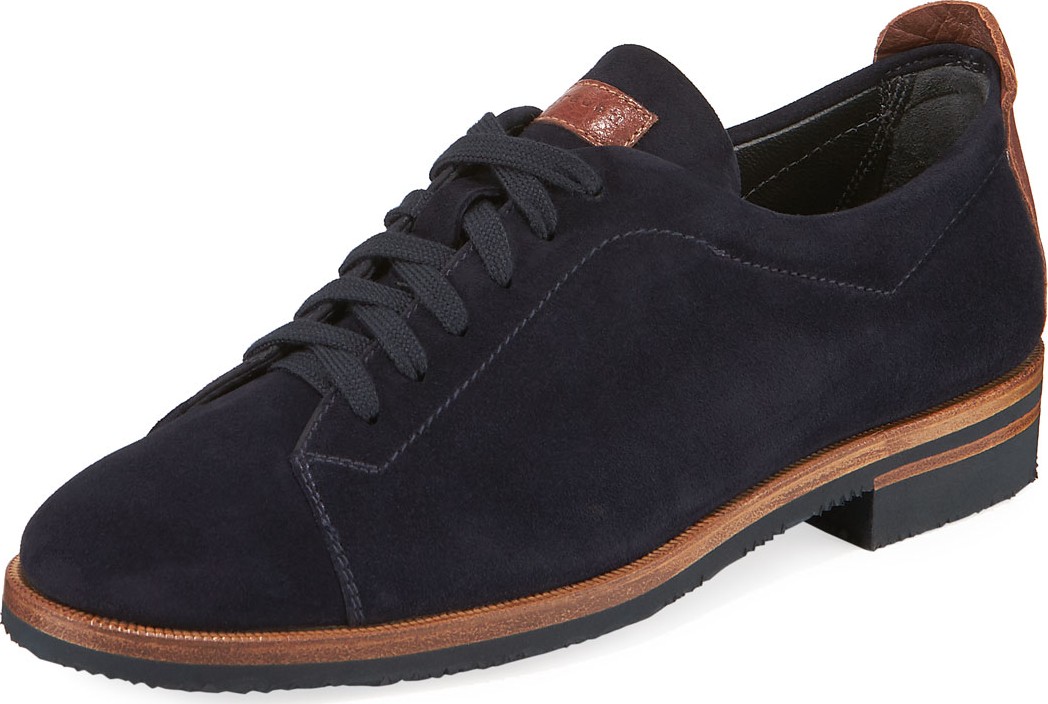 Gravati Suede Lace-Up Oxfords