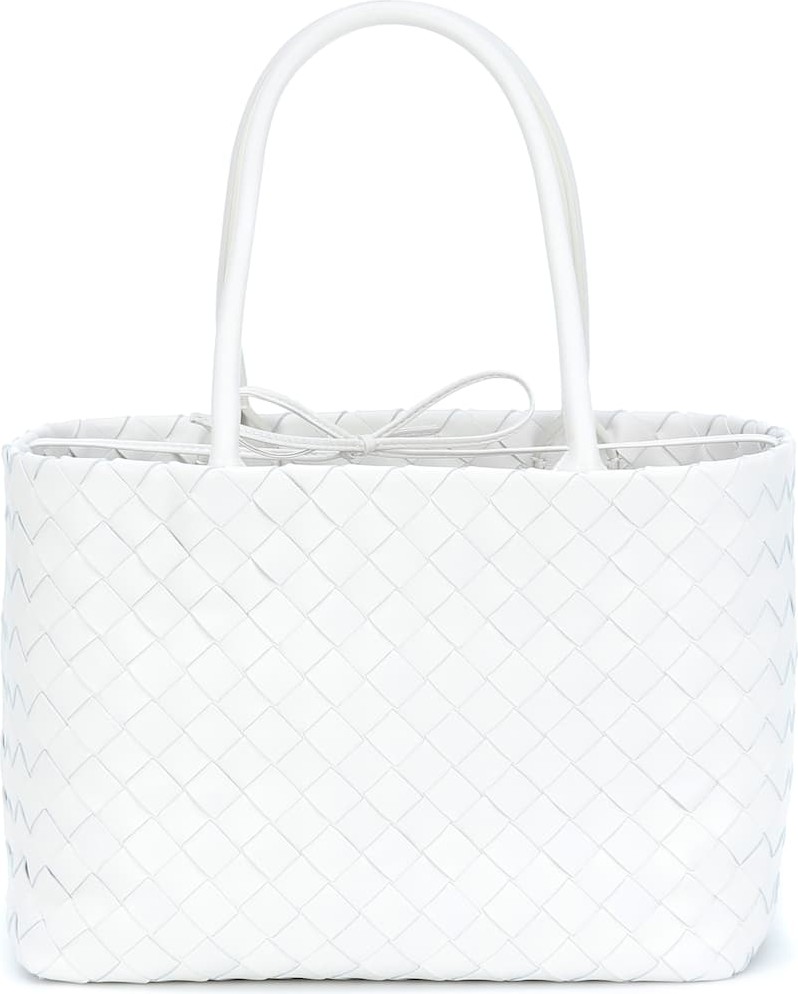 Bottega Veneta Mini intrecciato leather tote