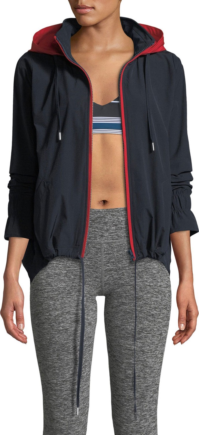 The Upside Andre Hooded Zip-Front Anorak Jacket The Upside Andre Hooded Zip-Front Anorak Jacket