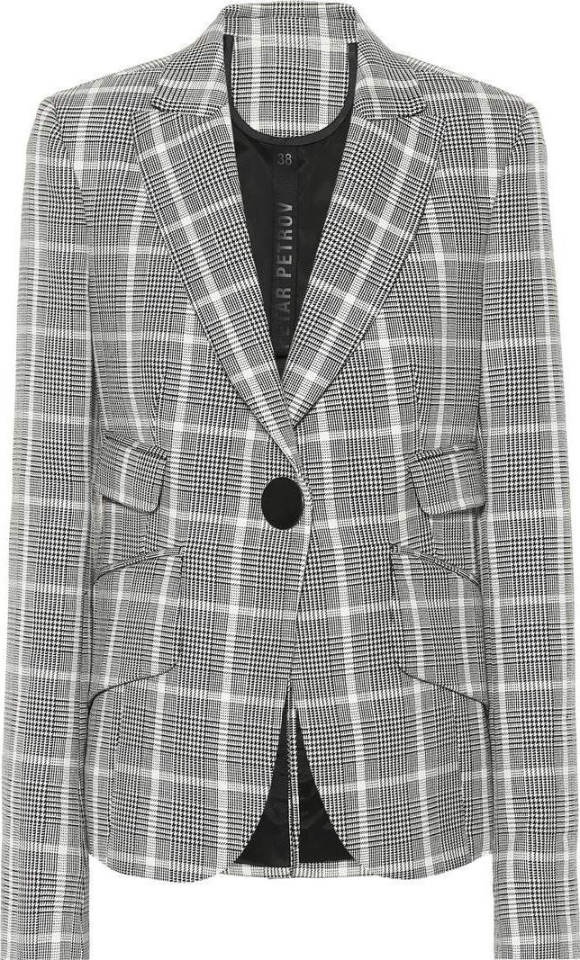 Petar Petrov Juno checked wool blazer