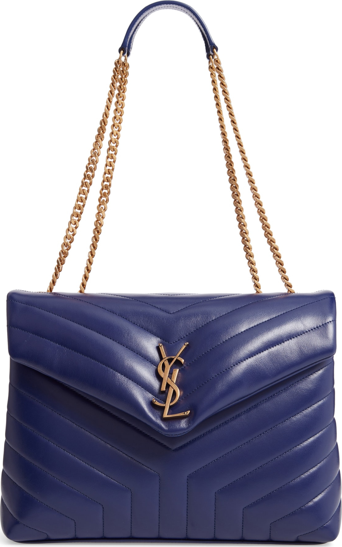 Saint Laurent Medium Loulou Matelassé Calfskin Leather Shoulder Bag