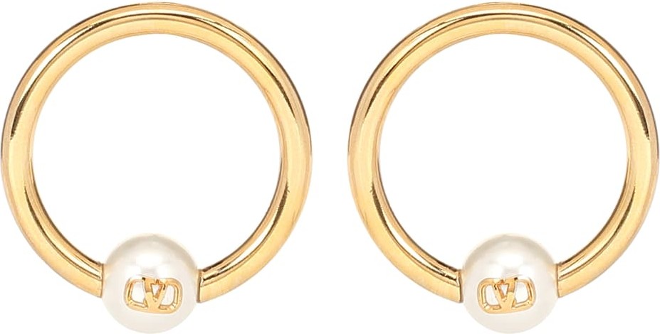 Valentino Valentino Garavani hoop earrings