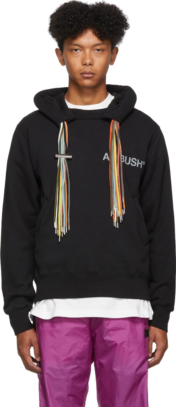 Ambush Black Multi Cord Logo Hoodie