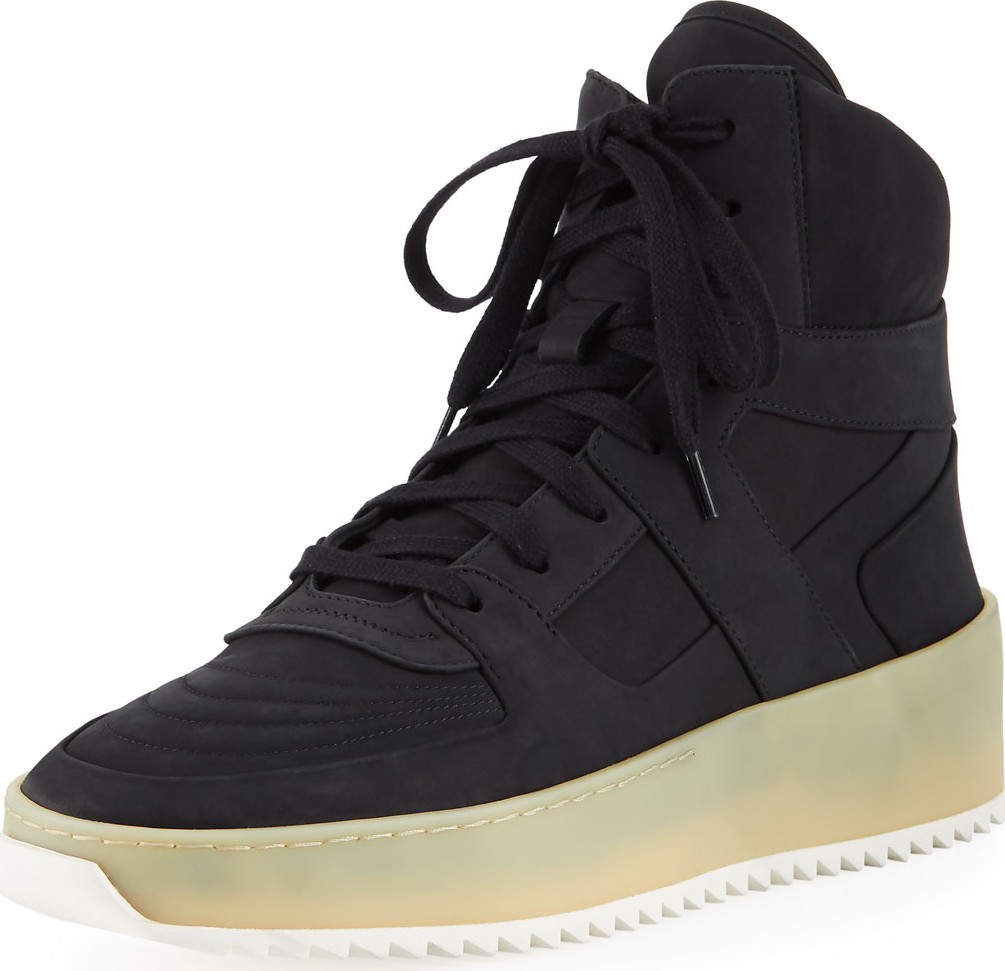 Fear of God Men's Gum-Sole High-Top Basketball Sneakers