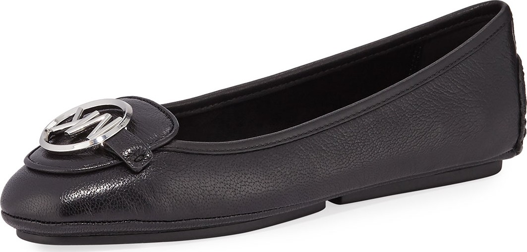 MICHAEL MICHAEL KORS Lillie Goat Leather Driver Flats