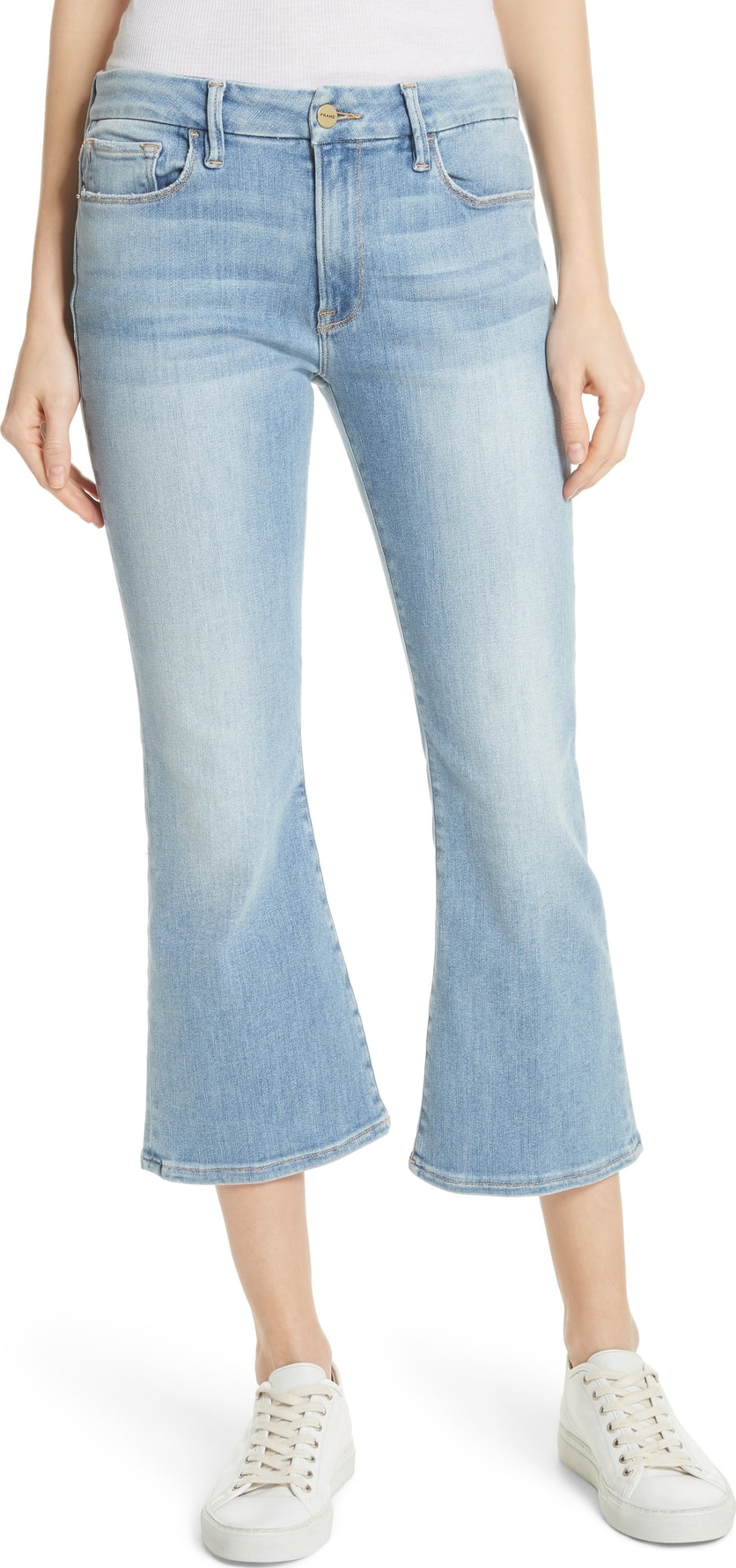 FRAME DENIM Le Crop Mini Boot Jeans