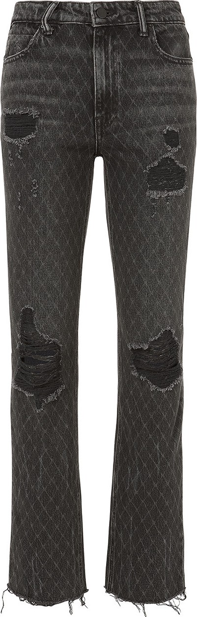 Alexander Wang Grey Cult Net Jeans