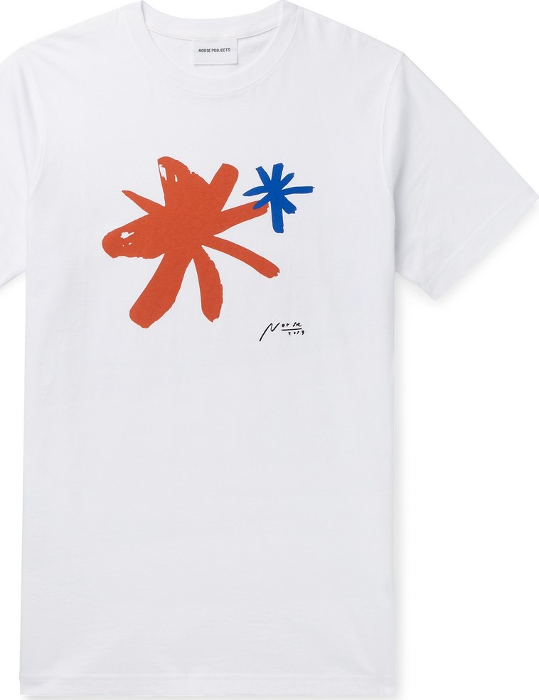 Norse Projects Niels Logo-Print Cotton-Jersey T-Shirt