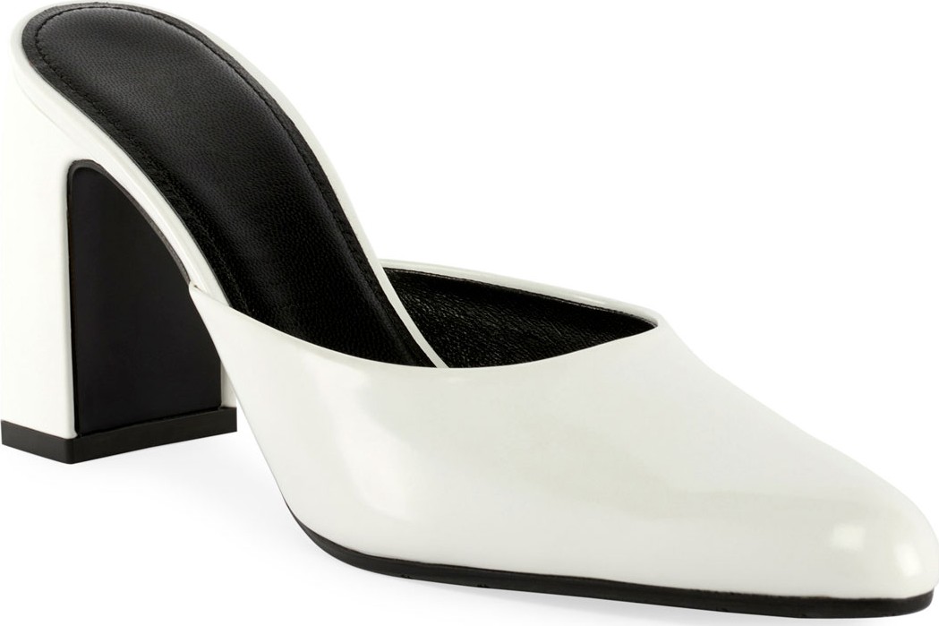 Balenciaga Round Patine Calf Mules