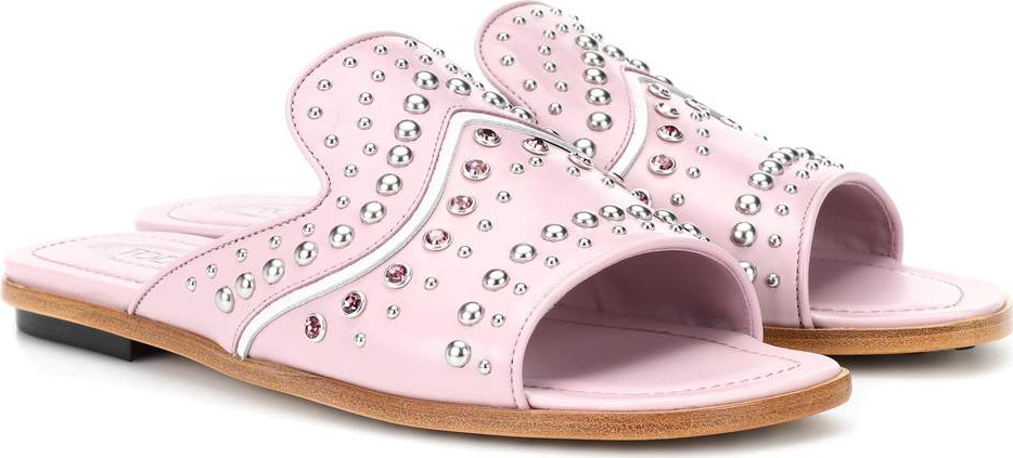 Tod's Embellished leather sandals