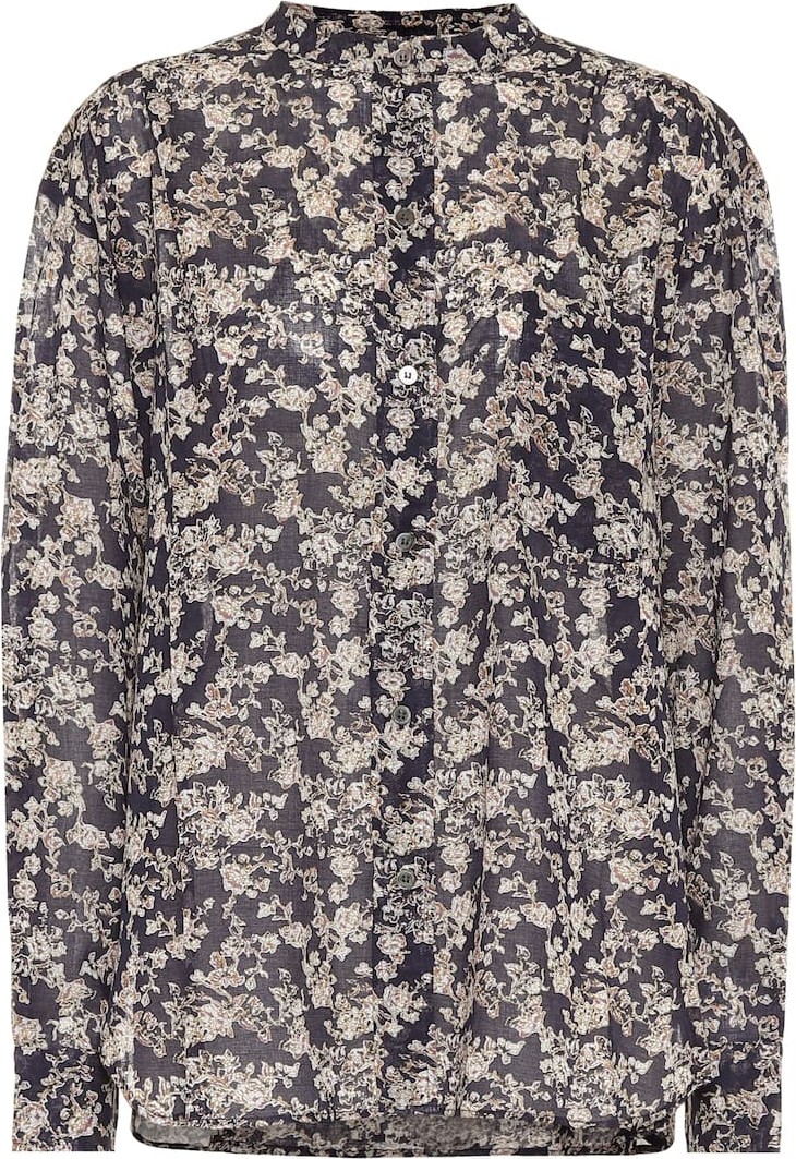 Isabel Marant Etoile Mexika floral cotton shirt