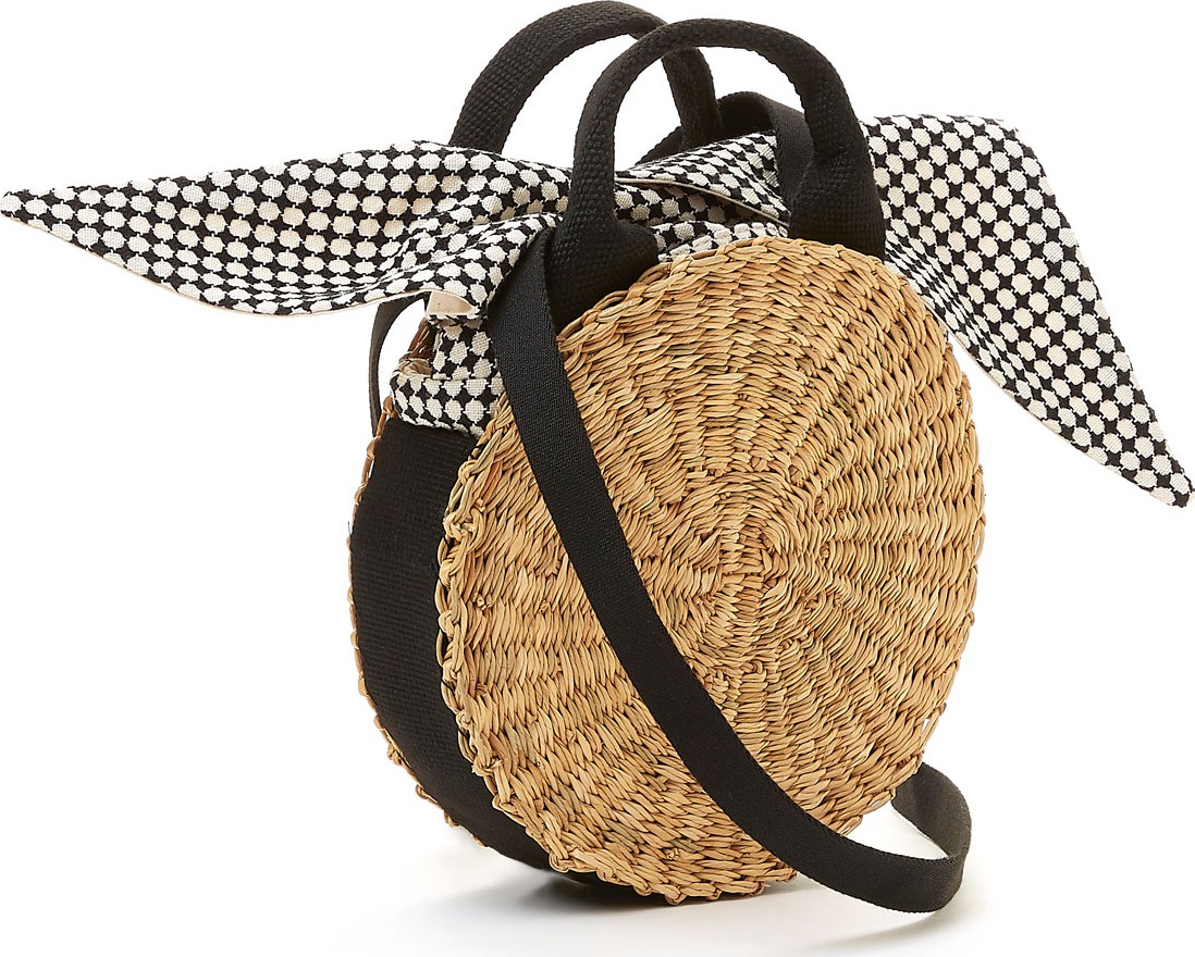 Muun Rosa Woven Circle Crossbody Bag
