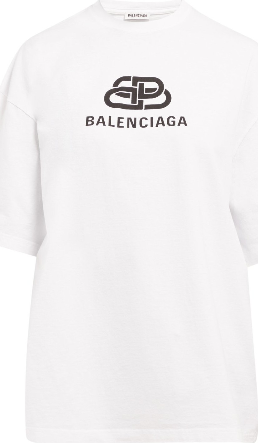 Balenciaga Oversized BB cotton T-shirt