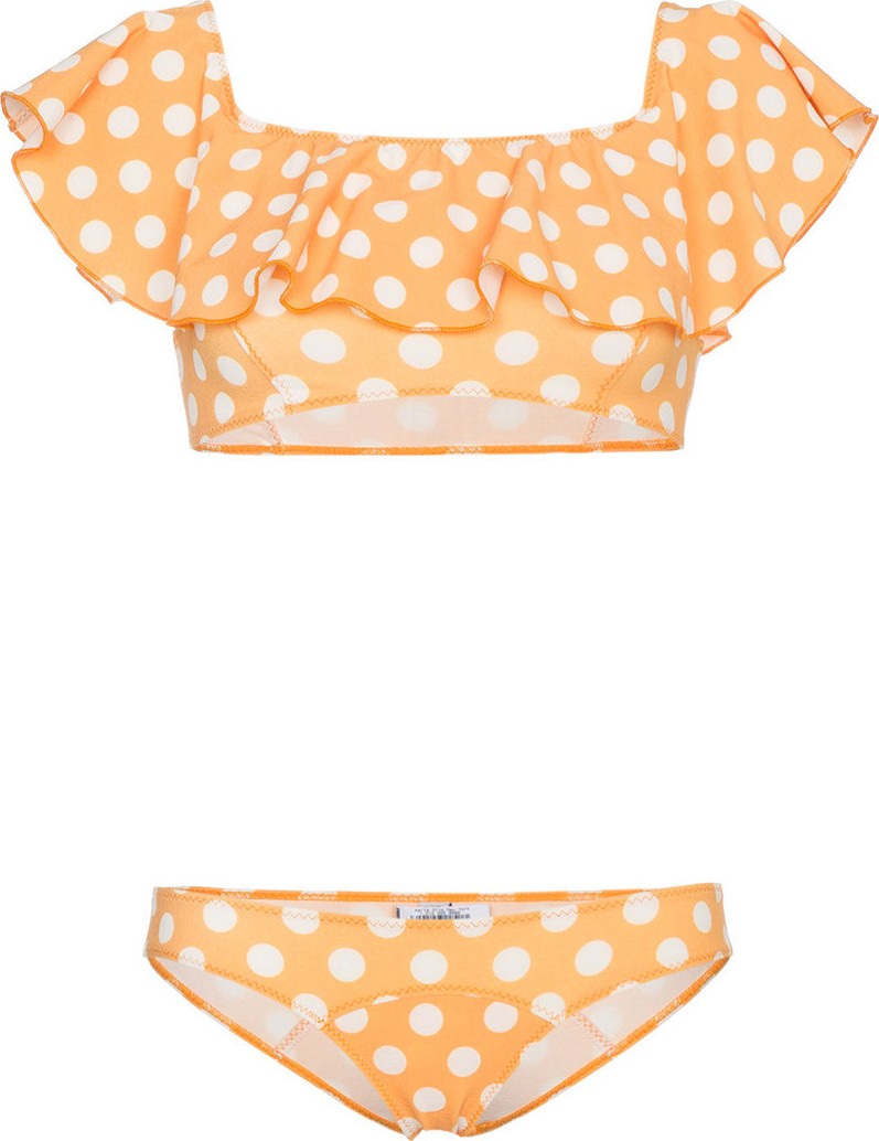 Lisa Marie Fernandez mira polka dot flounce bikini