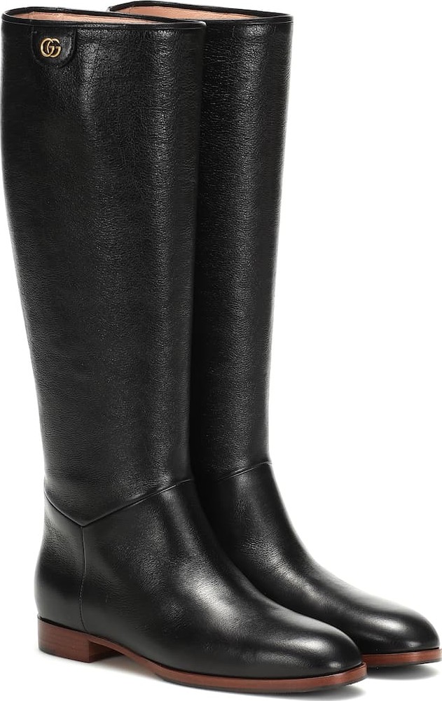 Gucci Leather knee-high boots